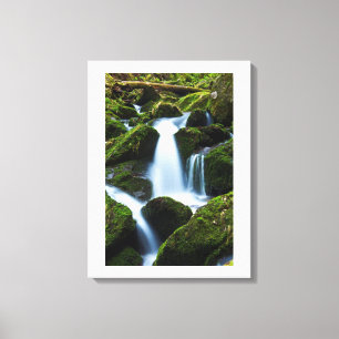 Canvas Art-Waterfall Afdruk