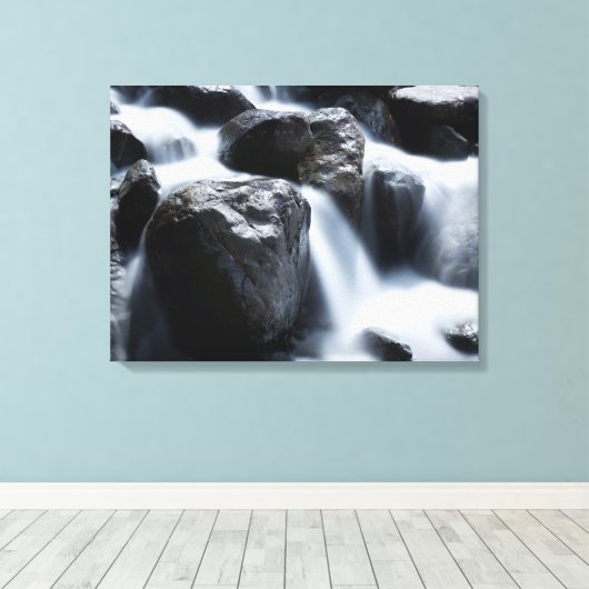 Canvas Art-Waterfall Afdruk (Insitu (Houten vloer))