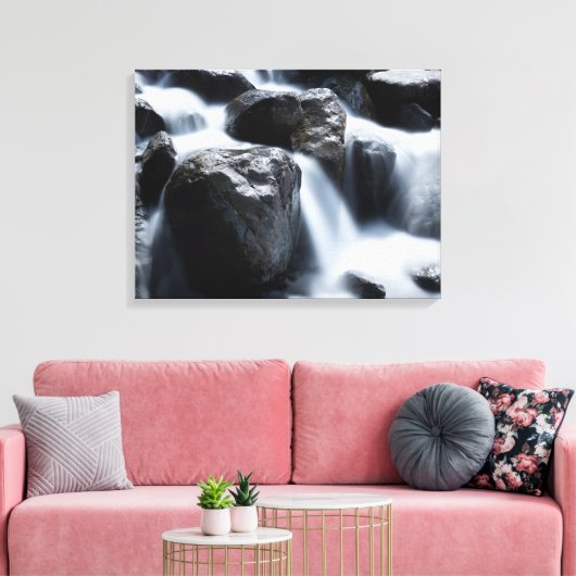 Canvas Art-Waterfall Afdruk (Insitu (Woonkamer))