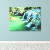 Canvas Art-Waterfall Afdruk (Insitu (Houten vloer))