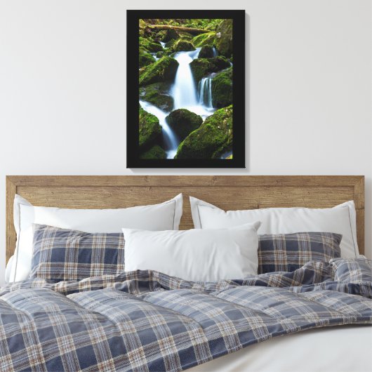 Canvas Art-Waterfall Afdruk (Insitu (Slaapkamer))