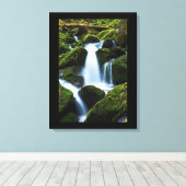 Canvas Art-Waterfall Afdruk (Insitu (Houten vloer))