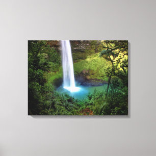 Canvas Art-Waterfall Afdruk