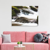 Canvas Art-Waterfall Afdruk (Insitu (Woonkamer))