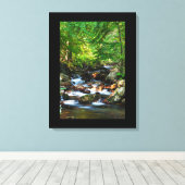 Canvas Art-Waterfall Afdruk (Insitu (Houten vloer))