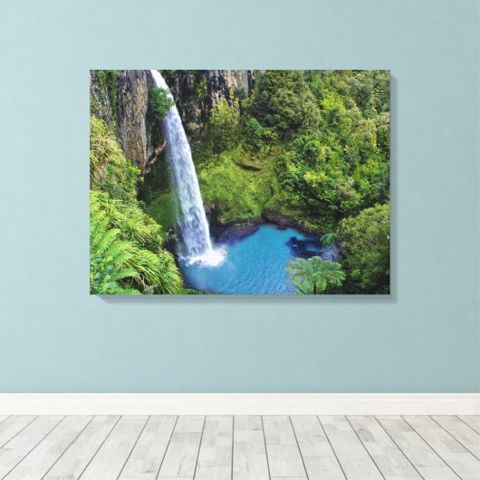 Canvas Art-Waterfall Afdruk (Insitu (Houten vloer))