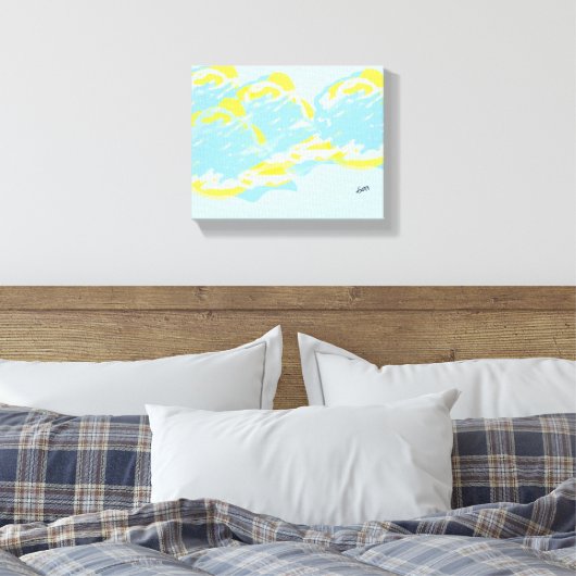 Canvas Art: Windy Sky Afdruk (Insitu (Slaapkamer))