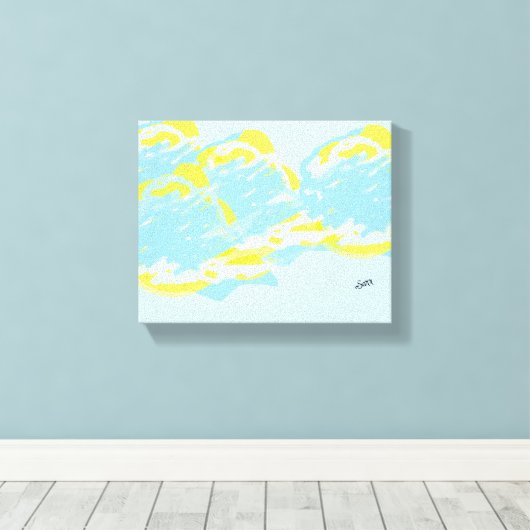 Canvas Art: Windy Sky Afdruk (Insitu (Houten vloer))