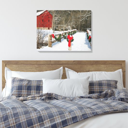 Canvas Art-Winter Scene (Insitu (Slaapkamer))