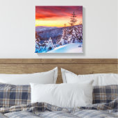 Canvas Art-Winter Scene Afdruk (Insitu (Slaapkamer))