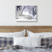 Canvas Art witte tijger (Insitu (Slaapkamer))