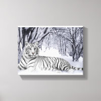 Canvas Art witte tijger