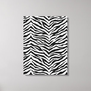Canvas Art-Zebra Print