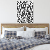 Canvas Art-Zebra Print (Insitu (Slaapkamer))