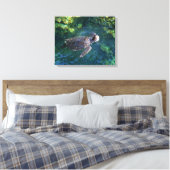 Canvas Art-Zee Turtle Afdruk (Insitu (Slaapkamer))