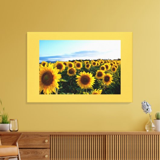 Canvas Art-Zonnebloemen (Insitu (Woonkamer))