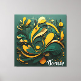 Canvas Arte Biodiversidad Viva Afdruk