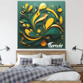 Canvas Arte Biodiversidad Viva Afdruk (Insitu (Slaapkamer))