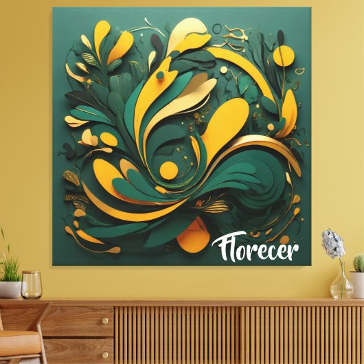 Canvas Arte Biodiversidad Viva Afdruk (Insitu (Woonkamer))