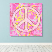 CANVAS ARTWORK - GESCHEIDEN VREDE - WALL DECOR AFDRUK (Insitu (Houten vloer))