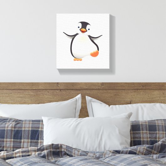Canvas - Baby Penguin (Insitu (Slaapkamer))
