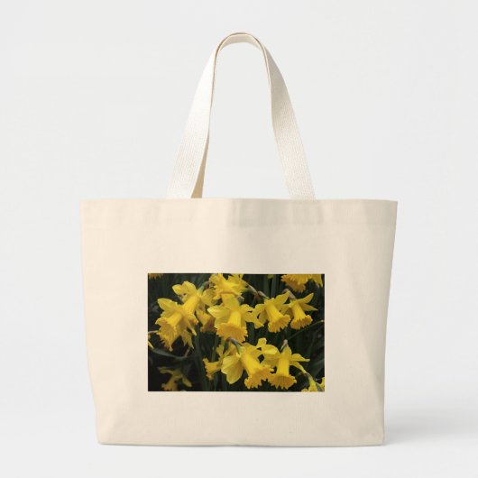 Canvas Bag, "Daffodils" Grote Tote Bag (Voorkant)