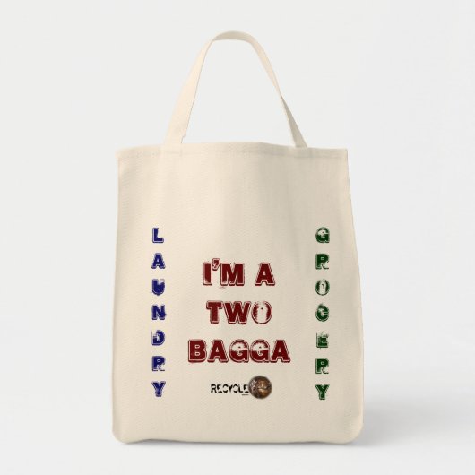 Canvas Bag "Two Bagga" Tote Bag (Voorkant)
