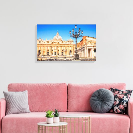 Canvas Basiliek San Pietro (Insitu (Woonkamer))