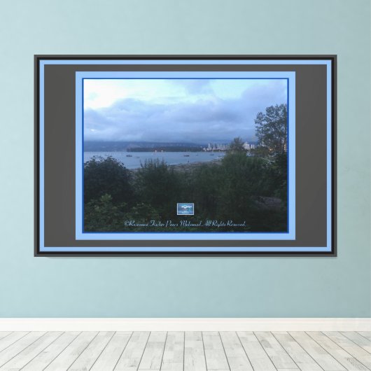 Canvas Bl/Grijs (WaterFront106)RFPMDesigns©️2019/2 (Insitu (Houten vloer))