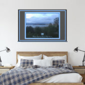 Canvas Bl/Grijs (WaterFront106)RFPMDesigns©️2019/2 (Insitu (Slaapkamer))