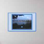 Canvas Blauw (Water Front 111) RFPMDesigns ©️2019/ (Voorkant)