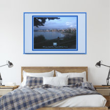 Canvas Blauw (Water Front 111) RFPMDesigns ©️2019/