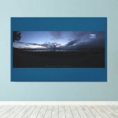 Canvas Blauwgroen (Water Front 117) RFPMDesigns©️2 (Insitu (Houten vloer))