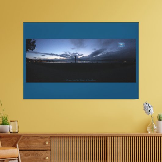 Canvas Blauwgroen (Water Front 117) RFPMDesigns©️2 (Insitu (Woonkamer))