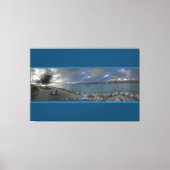 Canvas Blauwgroen (Water Front 24) RFPMDesigns ©️2 Afdruk (Voorkant)