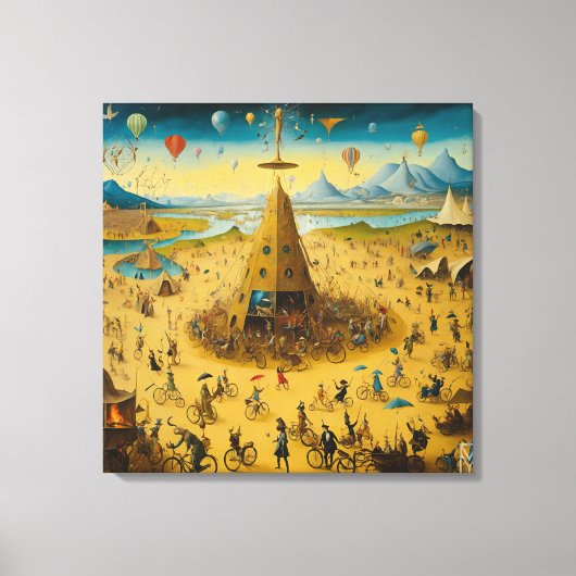 Canvas Bosch and the Chaos of Burning Man (Voorkant)