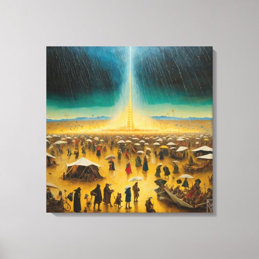 Canvas Bosch Transforms the Storm at Burning Man (Voorkant)