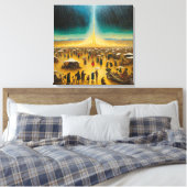 Canvas Bosch Transforms the Storm at Burning Man (Insitu (Slaapkamer))