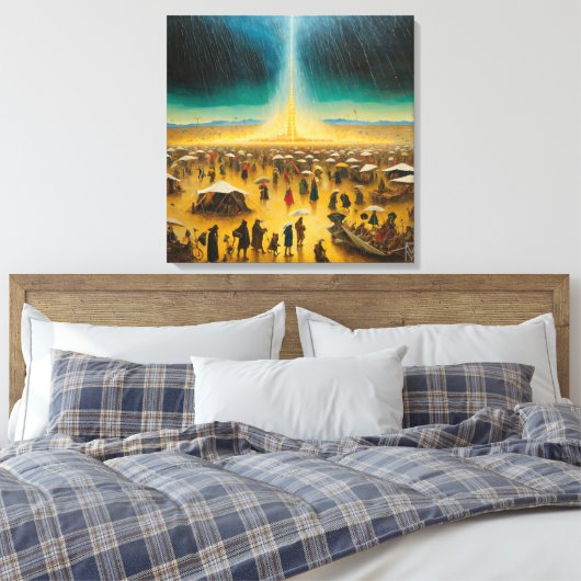 Canvas Bosch Transforms the Storm at Burning Man (Insitu (Slaapkamer))
