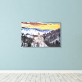 Canvas Bran Castle (Insitu (Houten vloer))