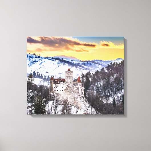 Canvas Bran Castle Afdruk (Voorkant)