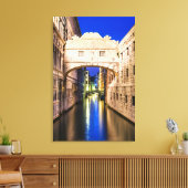 Canvas Brug van de Sighs (italiaan Ponte dei Sospi (Insitu (Woonkamer))