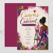 Canvas & Cabernet Schilder- en Sfeerfeest | Kleurr Kaart (Voorkant / Achterkant)