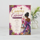 Canvas & Cabernet Schilder- en Sfeerfeest | Kleurr Kaart (Staand voorkant)