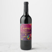 Canvas & Cabernet Schilder- en Sfeerfeest | Kleurr Wijn Etiket (Voorkant)