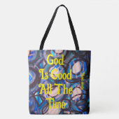 Canvas canvas tas: "God is altijd goed Tote Bag (Voorkant)