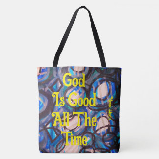 Canvas canvas tas: "God is altijd goed Tote Bag