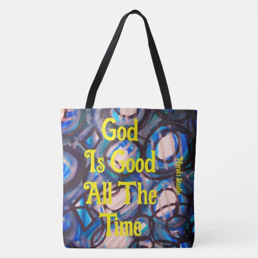 Canvas canvas tas: "God is altijd goed Tote Bag (Voorkant)