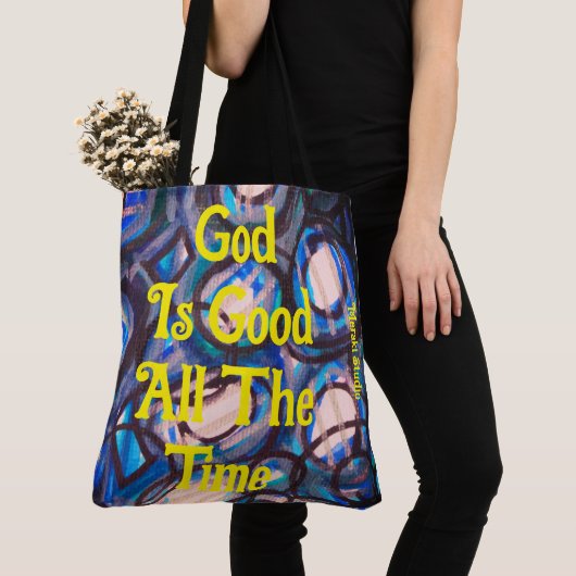 Canvas canvas tas: "God is altijd goed Tote Bag (Dichtbij)