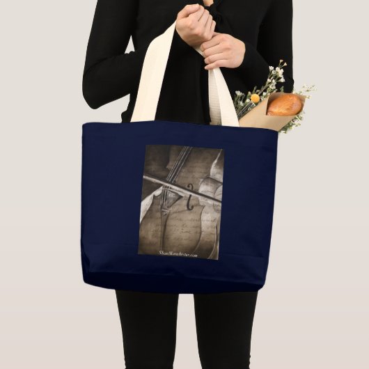 Canvas canvas tas met Cello (Voorkant (product))